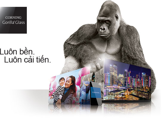 Vibrant Corning Gorilla Glass