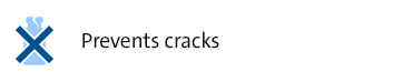Prevents Cracks