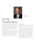 Letter to Our Shareholders