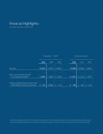 Financial Highlights