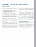 Quantitative and Qualitative Disclosures About Market Risks
