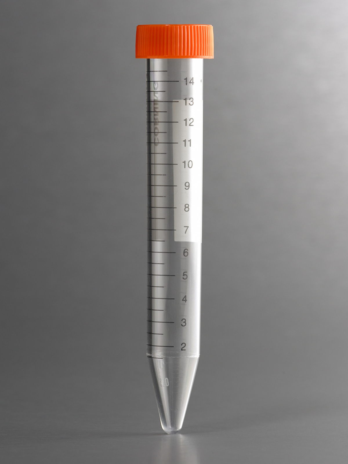 Corning® 15 mL PP Centrifuge Tubes, Rack Packed with Plug Seal Cap, Sterile, 50/Rack, 500/Case