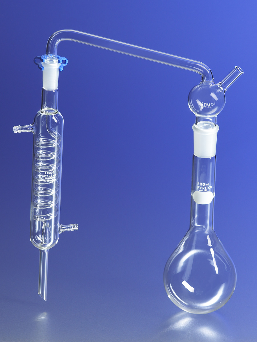 PYREX® 500 mL Kjeldahl Nitrogen Distilling Apparatus, Standard Taper Joints