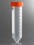 Corning® 50 mL PP Centrifuge Tubes, Conical Bottom with Plug Seal Cap, Rack Packed, Sterile, 25/Rack, 500/Case