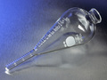 PYREX® 100 mL Oil Pear-Shaped Centrifuge Tube Lifetime-Red™ with White Graduations