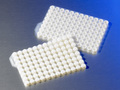 Corning® Thermoplastic Elastomer (TPE) 96 Storage Tube Septum Cap on Mat, 96 Caps per Mat, 960/Pack, 5 Packs/Case, 4800 Caps/Case