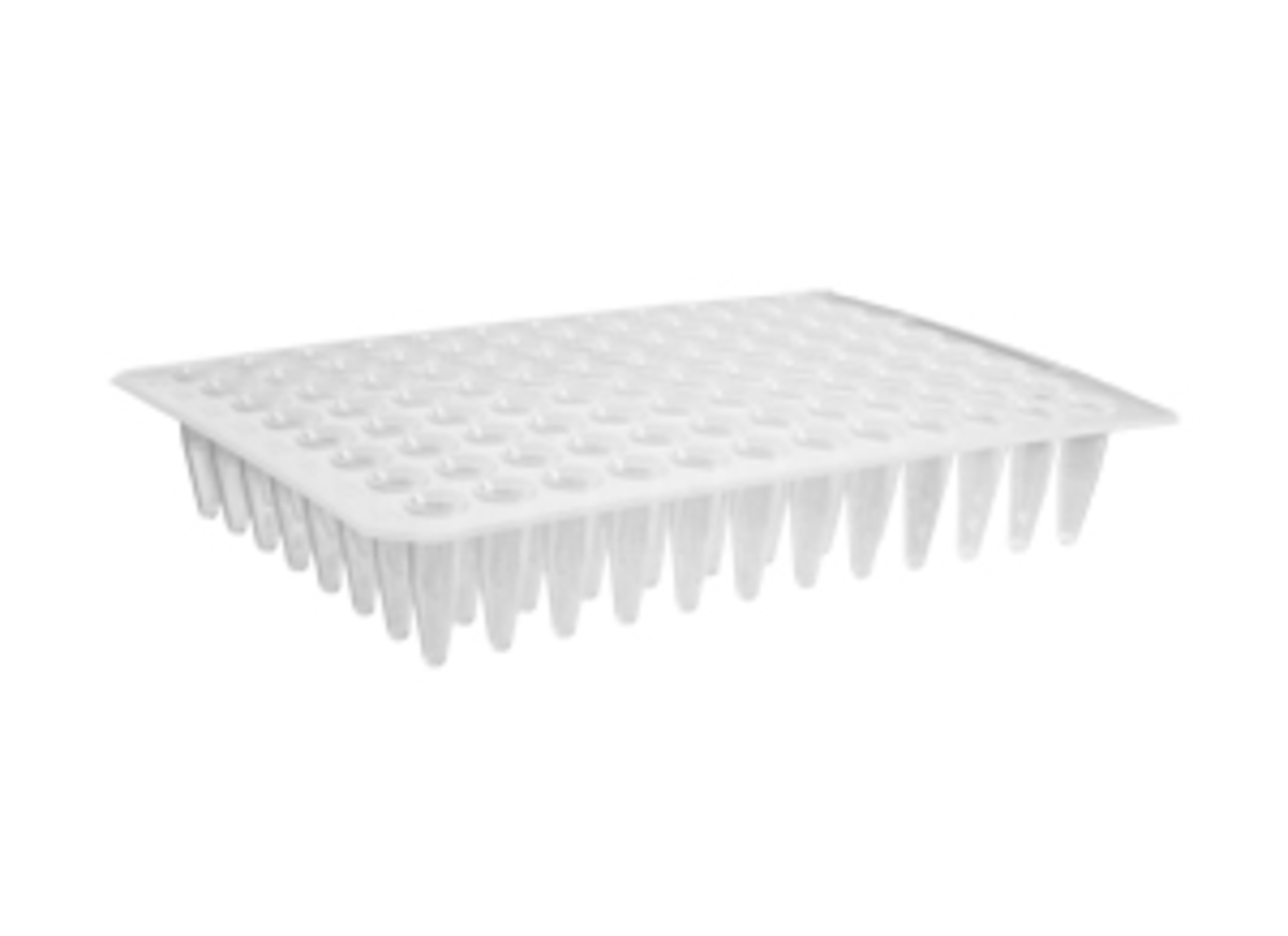 96 Well Clear, Flat Top PCR Microplate