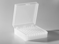 Axygen® Microcentrifuge Tube Storage Box, 100 x 1.5 to 2.0 mL, Natural