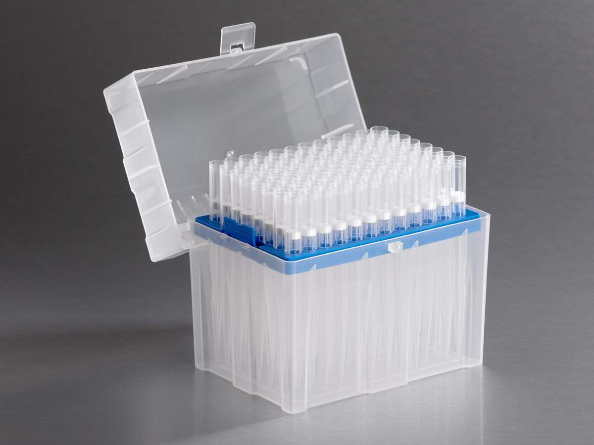 100uL Axygen MultiRack Filtered Tip, Racked, Sterile, Maxymum Recovery, 960/pck 5 pck/case