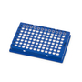 Axygen® RIGIPLATE® 96-Well PCR Microplate, Blue PC Frame, Clear PP Tubes, ANSI/SLAS Footprint