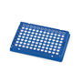 Axygen® RIGIPLATE® 96-Well PCR Microplate, Blue PC Frame, Clear PP Tubes, ANSI/SLAS Footprint, Full Skirt