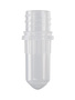 Axygen® 0.5 mL Conical Screw Cap Tubes Only, Polypropylene, Clear, Nonsterile, 500 Tubes/Pack, 8 Packs/Case