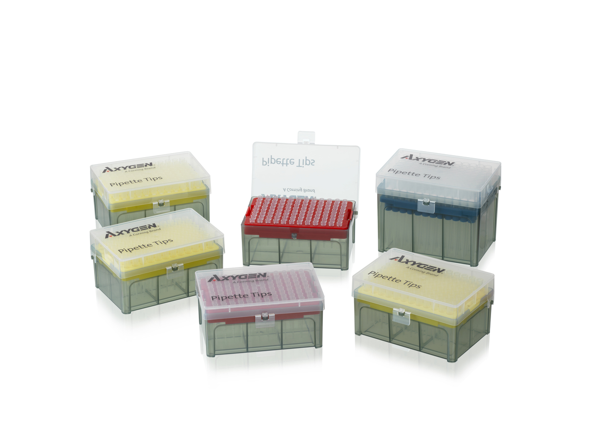 Axygen® 100 µL Universal Fit Filter Tips, Clear, Bulk Pack, 1000 Tips/Pack, 10 Packs/Case