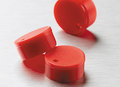 Corning® Red Polypropylene Cryogenic Vial Cap Inserts