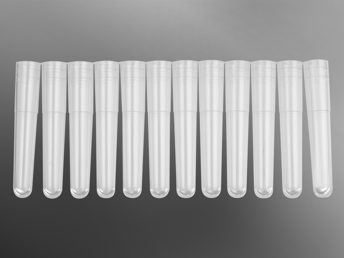 Mts 11 12 C R Axygen® 96 Well 11 Ml Polypropylene Cluster Tubes 12 Tube Strip Format 