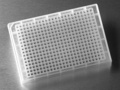 Corning® 384-well Clear Round Bottom Polypropylene Not Treated Microplate, 25 per Bag, without Lid, Nonsterile