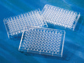 Corning® 96孔透明平底聚苯乙烯微孔板，未处理，20/袋，带盖，无菌
