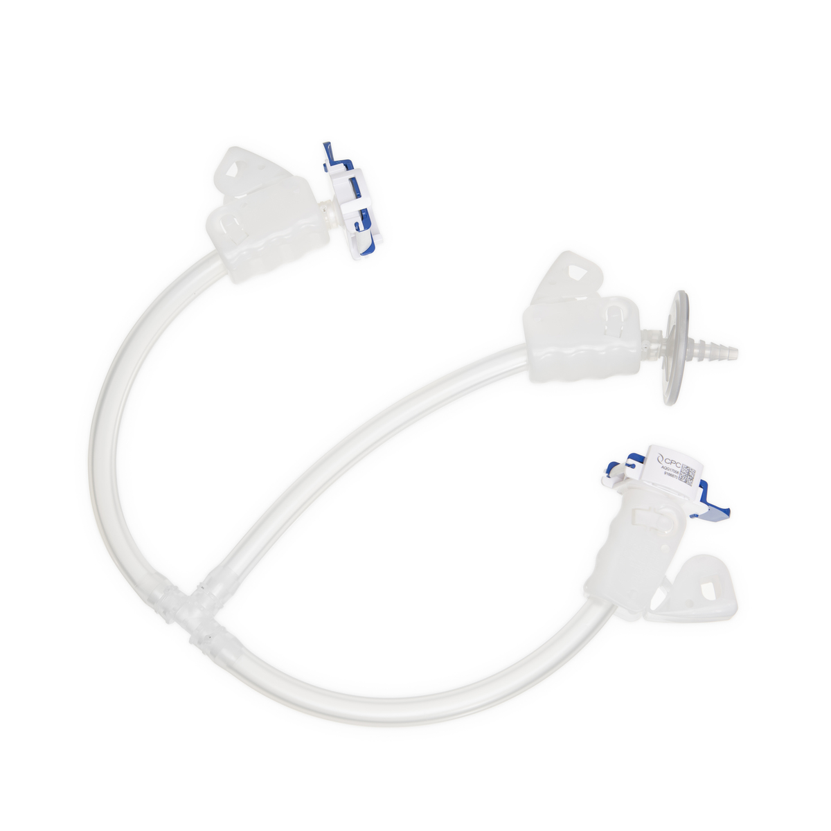 Corning® T Tubing Manifold, Medium Filter, 0.375" ID Tubing, 2 AseptiQuik® G Connectors, Sterile