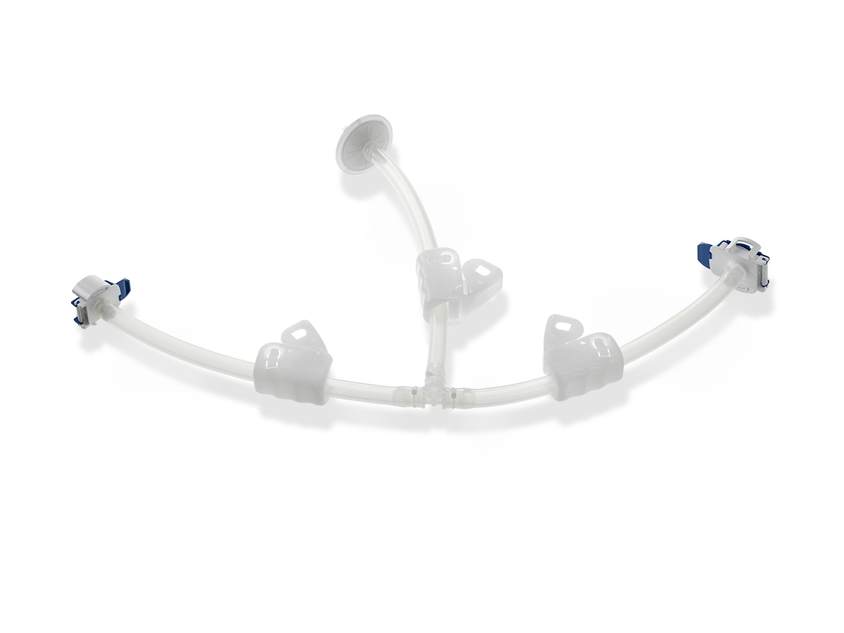 Corning® CellCube® T-Tubing Manifold, Medium Filter, 2 Aseptic Connectors