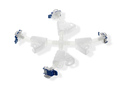 Corning® CellCube® Tubing Manifold, 4 Aseptic Connectors, 3/8” ID Thermoelastic Tubing, Aseptic Connector to Female MPC