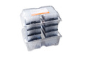 Corning® DeckWorks 1000 µL Pipet Tips (max working volume 1250 µL), Graduated, Reload Starter Kit, Natural, Nonsterile, Polypropylene, 96 Tips/Deck, 8 Reloads/Pack, 1 Pack/Case, 768 Tips/Pack, 768 Tips/Case and 8 Empty Racks/Case
