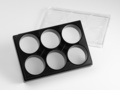 Corning® Elplasia® 6-well Black/Clear Round Bottom Ultra-Low Attachment, Microcavity Plate, with Lid