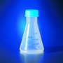 Corning® 500 mL Reusable Plastic Narrow Mouth Erlenmeyer Flask, Polypropylene with GL-45 PP Screw Cap