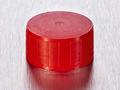 Corning® Gosselin™ Screw Cap for 40 mL Straight Container, Red PE, 450/Bag, 3150/Case