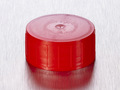 Corning® Gosselin™ Screw Cap for 60 mL Straight Container, Red PE, 350/Bag, 2450/Case