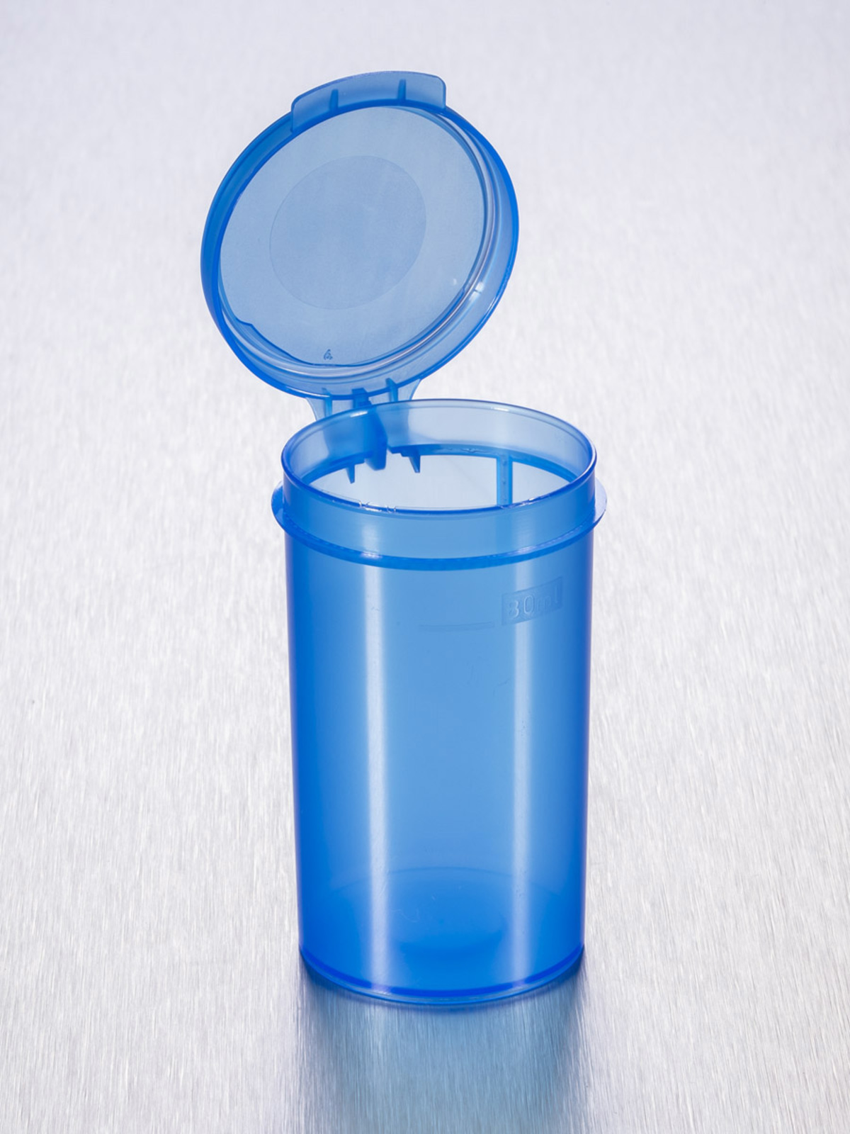 Corning® Gosselin™ Straight Container, 50 mL, PP, Graduated, Hinged cap, Sterile, 650/Case