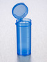 Corning® Gosselin™ Straight Container, 50 mL, Blue PP, Graduated, Blue Hinged cap, 650/Case