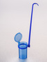 Corning® Gosselin™ Dipper, 90 mL, with Removable Handle, Blue PP with Blue Hinged Cap, Sterile, 1/Bag, 150/Case