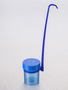 Corning® Gosselin™ Dipper, 125 mL, with Removable Handle, Blue PP with Blue Screw Cap, Sterile, 1/Bag, 100/Case