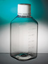 Corning® Gosselin™ Octagonal PET Bottle, 500 mL, Graduated, 31 mm Tamper-evident Cap, Non-assembled, 12/Pack, 120/Case
