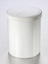 Corning® Gosselin™ Pot, 1 L, White PP, White Screw Cap with Seal, Assembled, 80/Case