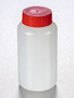 Corning® Gosselin™ Round HDPE Bottle, 250 mL, 37 mm Red Cap, Assembled, 145/Case