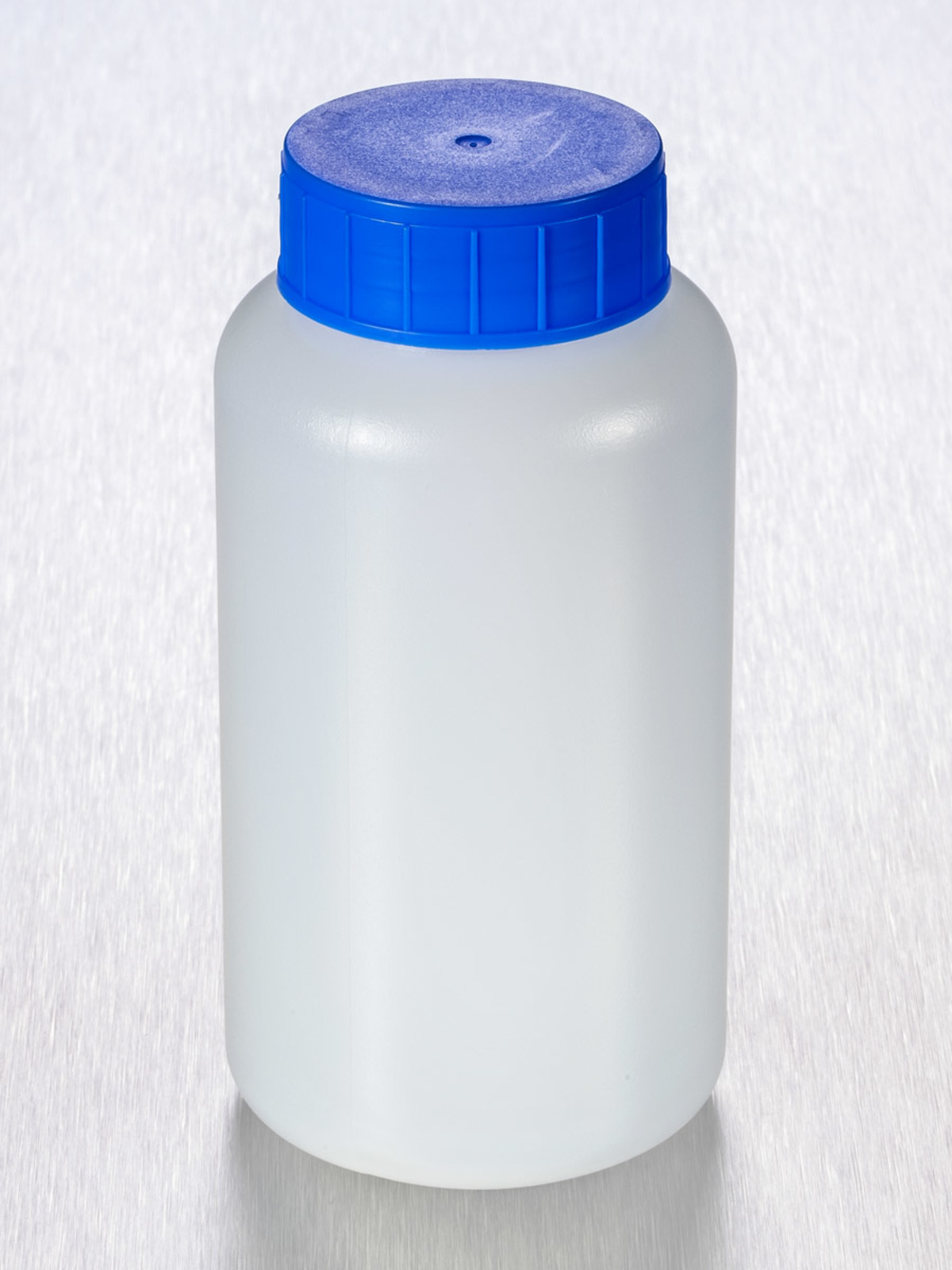 Corning® Gosselin™ 圆形HDPE瓶,250 mL,37 mm带密封圈蓝色盖,预装,145/箱