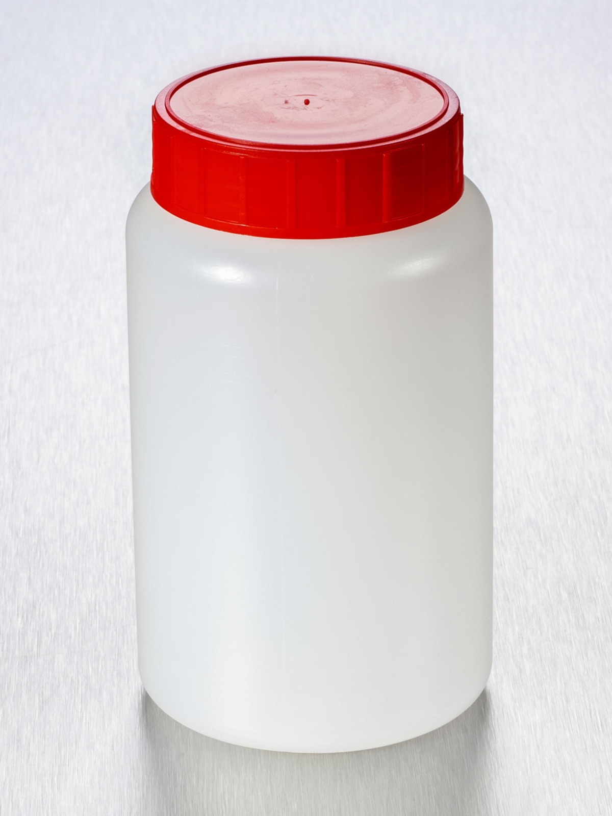 Corning® Gosselin™ 圆形HDPE瓶,500 mL,58 mm红色盖,预装,灭菌,140/箱