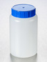 Corning® Gosselin™ Round HDPE Bottle, 500 mL, 58 mm Blue Cap with Seal, Assembled, 140/Case