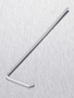 Corning® Gosselin™ L Shaped Spreader, Curved End, White PS, Sterile, 5/Bag, 400/Box, 4000/Case