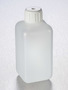 Corning® Gosselin™ Square HDPE Bottle, 250 mL, 20 mm White Cap, Non-assembled, 194/Case