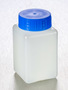 Corning® Gosselin™ 方形HDPE瓶，150 mL，37 mm带密封圈蓝色盖，预装，300/箱