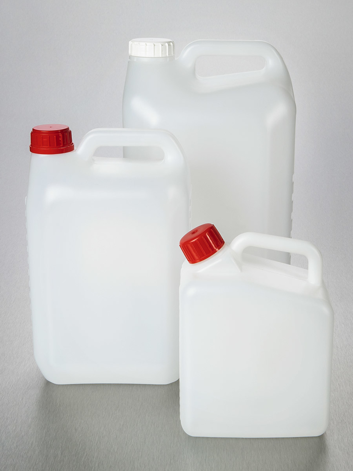 Corning® Gosselin™ Rectangular HDPE Bottle, 250 mL, Graduated, 20 mm White Tamper-evident Cap with Seal, Assembled, 312/Case