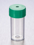 Corning® Gosselin™ Straight Container, 40 mL, PP, Green Screw Cap, Assembled, Sterile, 100/Bag, 1000/Case