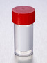 Corning® Gosselin™ Straight Container, 40 mL, PP with White Label, Red Screw Cap, Assembled, Sterile, 100/Bag, 1000/Case