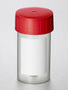 Corning® Gosselin™ Straight Container, 60 mL, PP with Label, Red Screw Cap, Assembled, Sterile, 70/Bag, 700/Case
