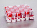 Corning® Gosselin™ Straight Container, 60 mL, PP, Red Screw Cap, Assembled, Sterile, 30/Tray, 600/Case
