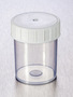 Corning® Gosselin™ Straight Container, 125 mL, PP, White Screw Cap, Assembled, Sterile, 380/Case