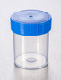 Corning® Gosselin™ Straight Container, 125 mL, PP, Blue Screw Cap, Assembled, 380/Case