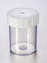 Corning® Gosselin™ Straight Container, 125 mL, PP, White Screw Cap, Assembled, 380/Case